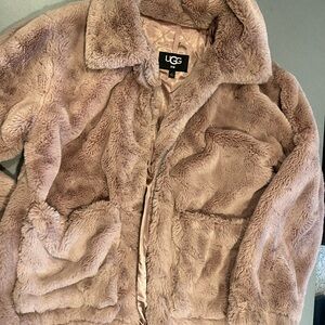 UGG Luxurious Blush Plush Coat